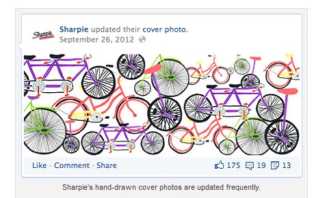 social media tactic for small business from Sharpie